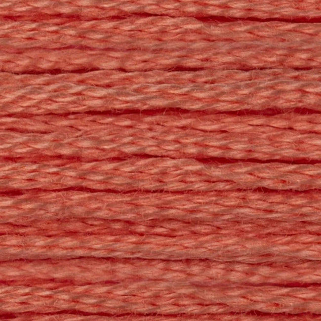 DMC Embroidery Floss, 6-Strand - Coral Light #352 - Honey Bee Stamps