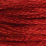DMC Embroidery Floss, 6 - Strand - Coral Red Very Dark 817 - Honey Bee Stamps
