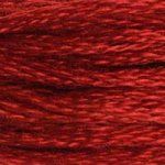 DMC Embroidery Floss, 6-Strand - Coral Red Very Dark #817 - Honey Bee Stamps