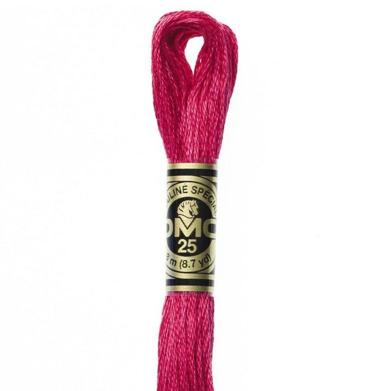 DMC Embroidery Floss, 6-Strand - Cranberry Very Dark #600 - Honey Bee Stamps