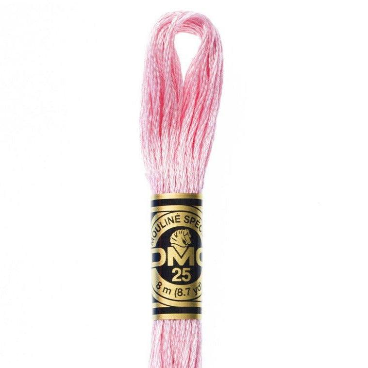 DMC Embroidery Floss, 6 - Strand - Cranberry Very Light 605 - Honey Bee Stamps