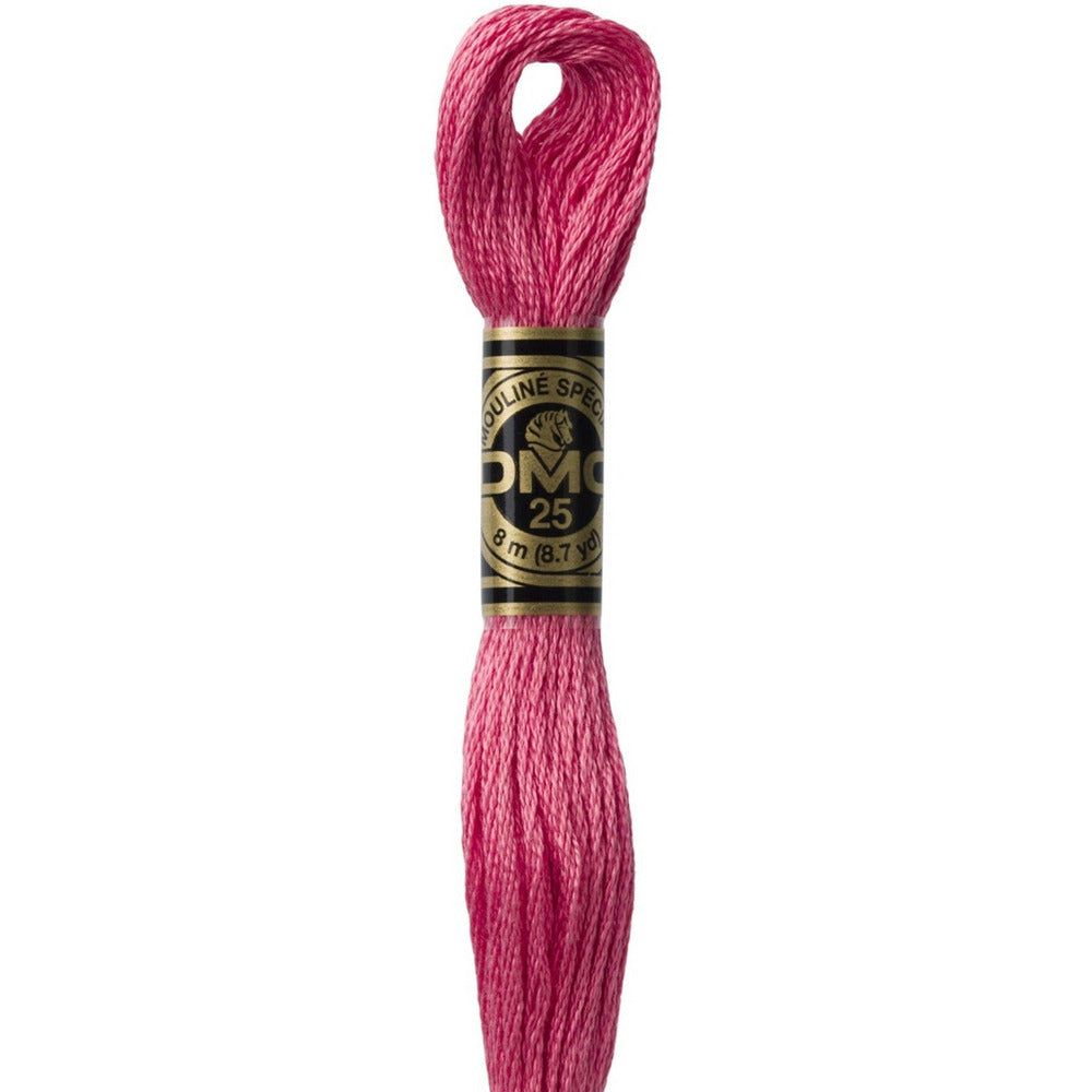 DMC Embroidery Floss, 6-Strand - Dusty Rose Dark #961 – Honey Bee