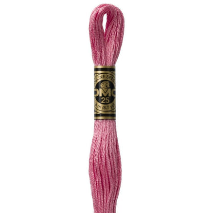 DMC Embroidery Floss, 6 - Strand - Dusty Rose Medium 962 - Honey Bee Stamps