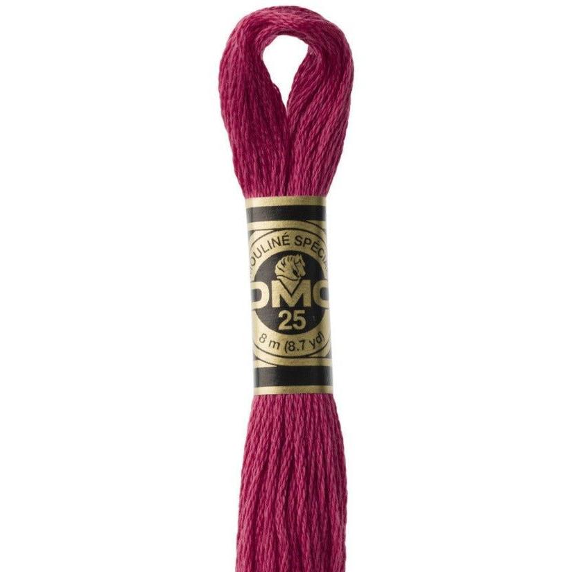 DMC Embroidery Floss, 6 - Strand - Dusty Rose Ultra Dark 3350 - Honey Bee Stamps