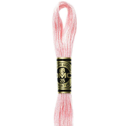 DMC Embroidery Floss, 6 - Strand - Dusty Rose Ultra Very Light 963 - Honey Bee Stamps