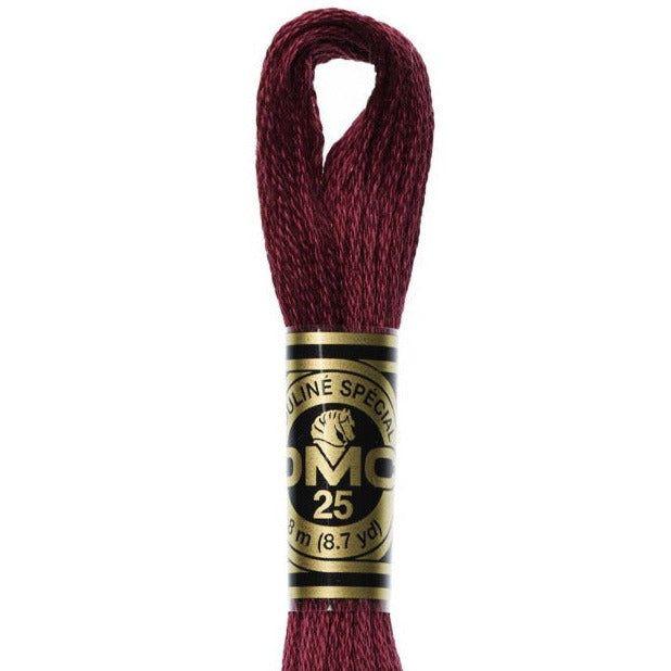 DMC Embroidery Floss, 6 - Strand - Garnet Dark 814 - Honey Bee Stamps