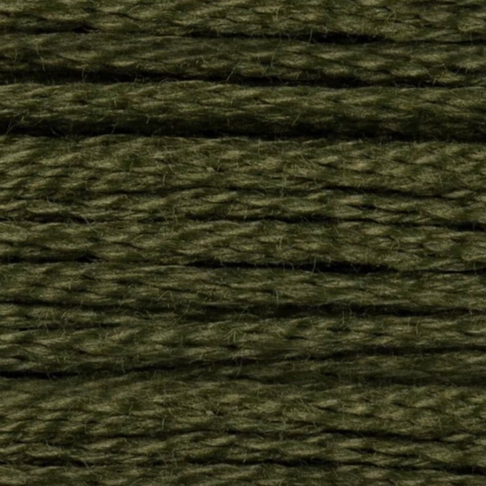 DMC Embroidery Floss, 6-Strand - Green Gray Dark #3051 - Honey Bee Stamps