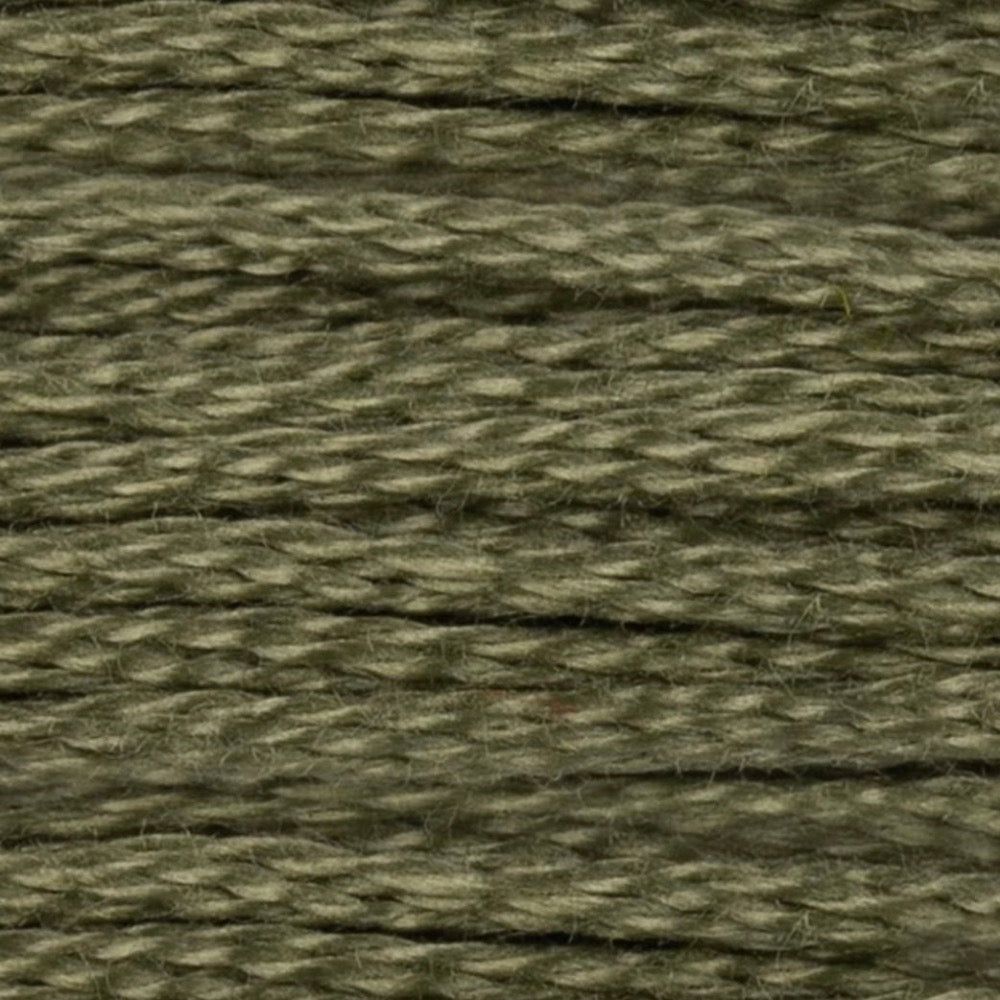 DMC Embroidery Floss, 6 - Strand - Green Gray Medium 3052 - Honey Bee Stamps