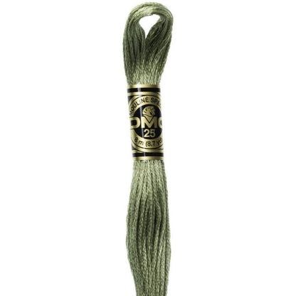 DMC Embroidery Floss, 6 - Strand - Green Gray Medium 3052 - Honey Bee Stamps