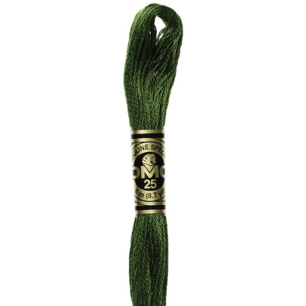 DMC Embroidery Floss, 6 - Strand - Hunter Green Dark 3345 - Honey Bee Stamps