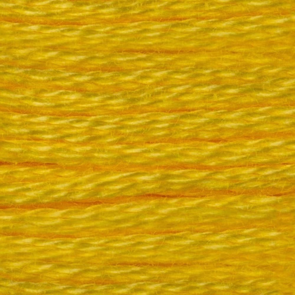 DMC Embroidery Floss, 6-Strand - Lemon #307 - Honey Bee Stamps