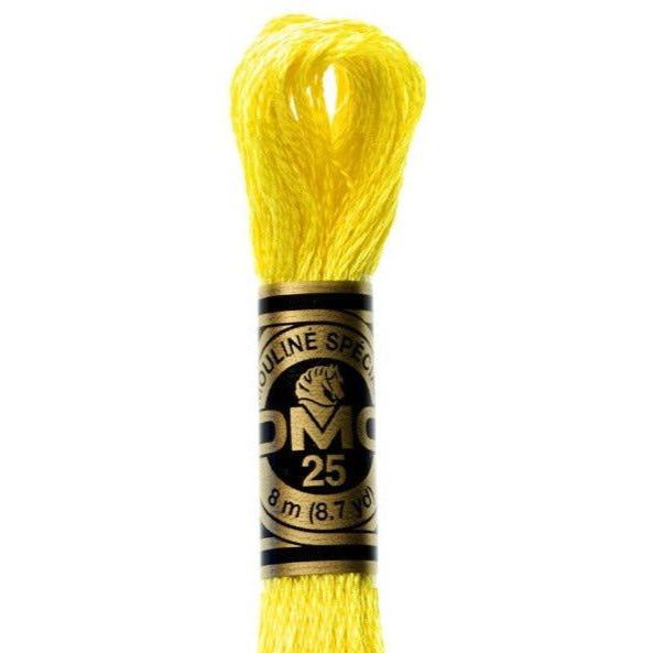 DMC Embroidery Floss, 6-Strand - Lemon #307 - Honey Bee Stamps