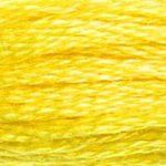 DMC Embroidery Floss, 6-Strand - Lemon #307 - Honey Bee Stamps