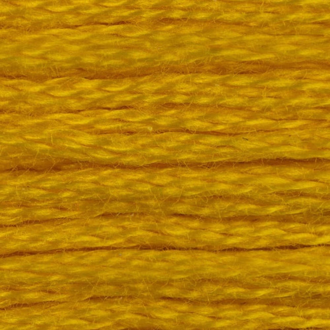 DMC Embroidery Floss, 6-Strand - Lemon Dark #444 - Honey Bee Stamps