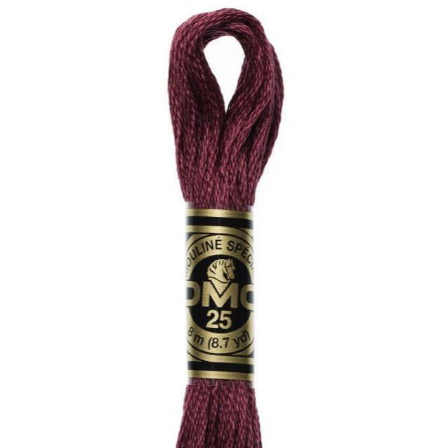 DMC Embroidery Floss, 6 - Strand - Mauve Dark 3685 - Honey Bee Stamps