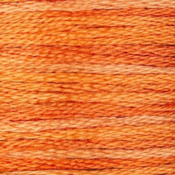 DMC Embroidery Floss, 6 - Strand Multi - Color Variations - Bonfire - Honey Bee Stamps