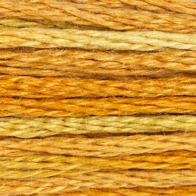 DMC Embroidery Floss, 6-Strand Multi-Color Variations - Gold Coast - Honey Bee Stamps