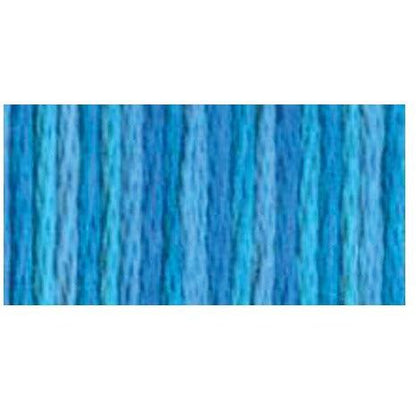 DMC Embroidery Floss, 6 - Strand Multi - Color Variations - Mediterranean Sea - Honey Bee Stamps