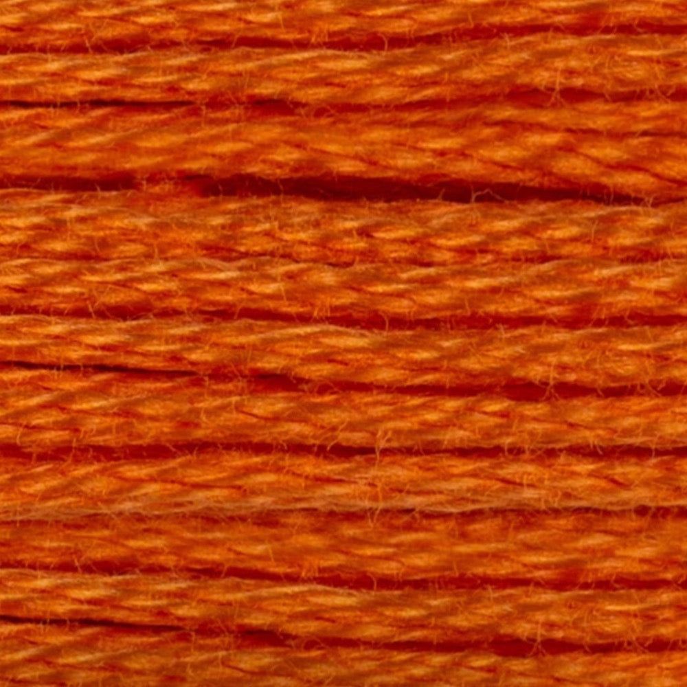 DMC Embroidery Floss, 6-Strand - Orange Spice Medium #721 - Honey Bee Stamps