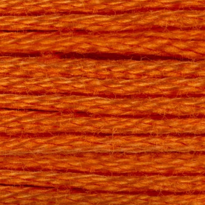 DMC Embroidery Floss, 6-Strand - Orange Spice Medium #721 - Honey Bee Stamps
