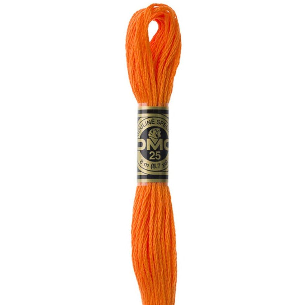 DMC Embroidery Floss, 6 - Strand - Pumpkin 971 - Honey Bee Stamps