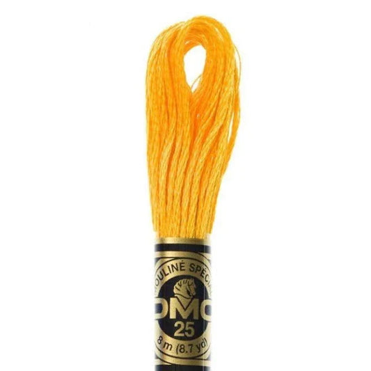 DMC Embroidery Floss, 6 - Strand - Tangerine Light 742 - Honey Bee Stamps