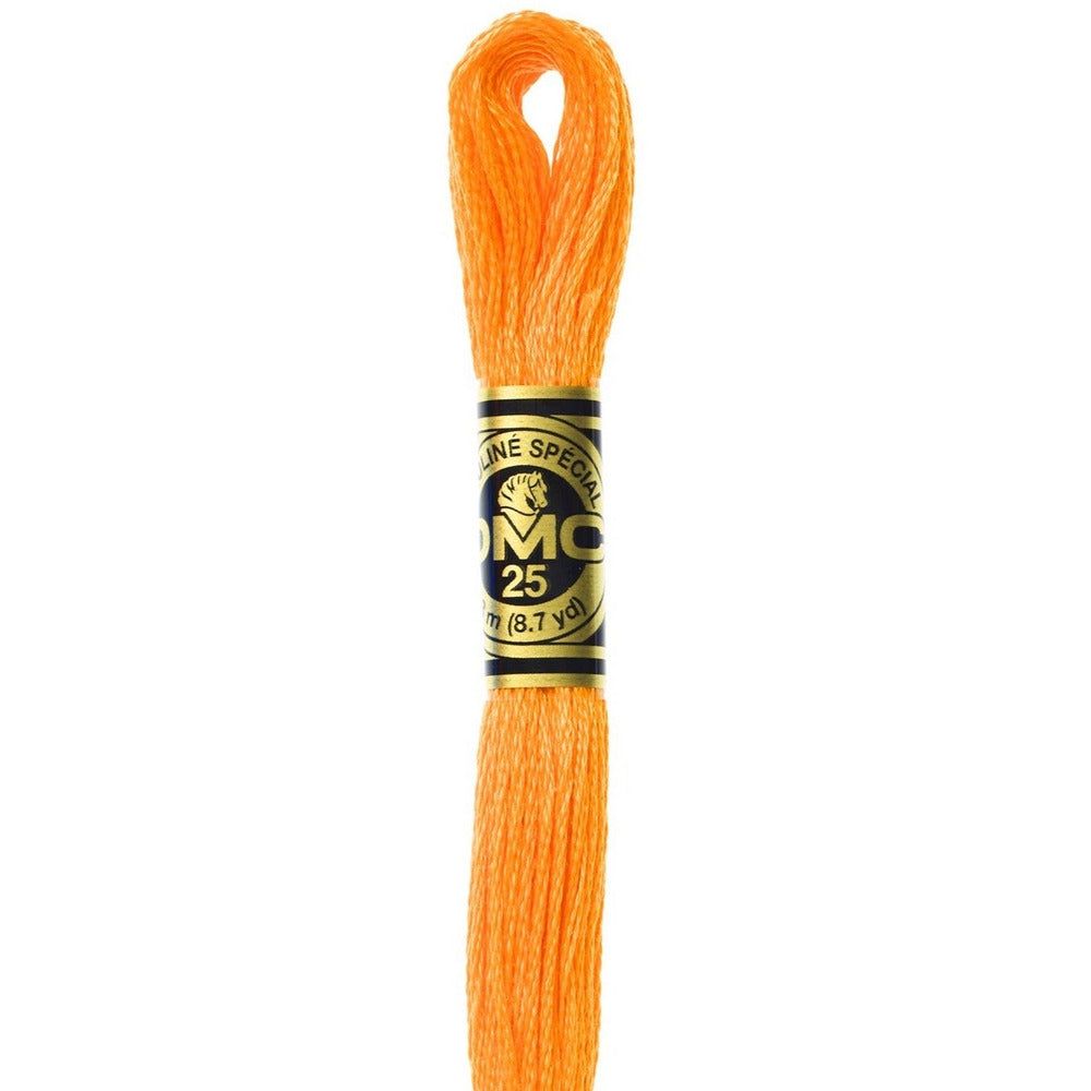 DMC Embroidery Floss, 6-Strand - Tangerine Medium #741 - Honey Bee Stamps