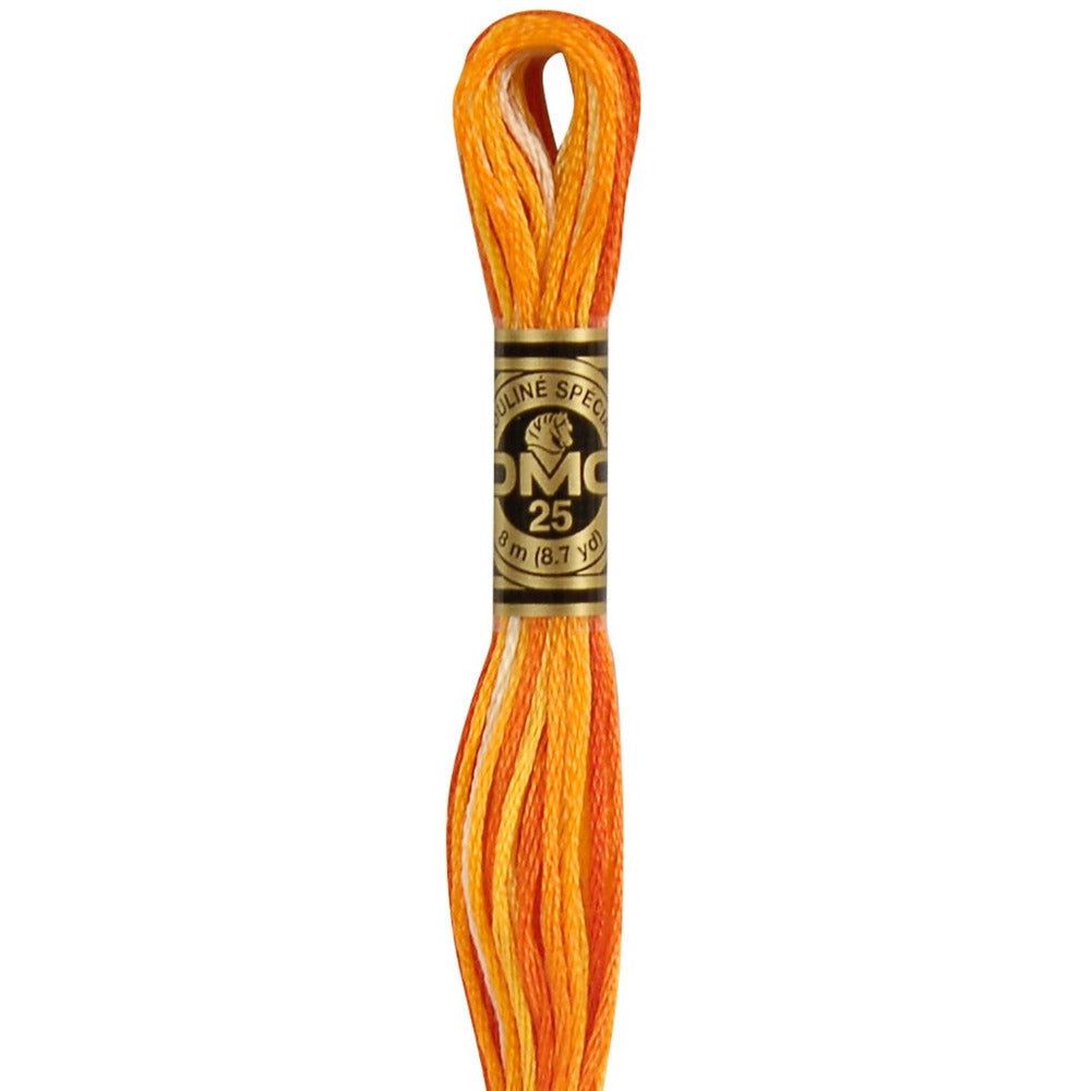 DMC Embroidery Floss, 6-Strand - Variegated Burnt Orange #51
