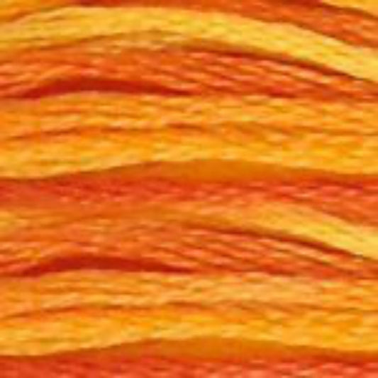 DMC Embroidery Floss, 6-Strand - Variegated Burnt Orange #51 - Honey Bee Stamps