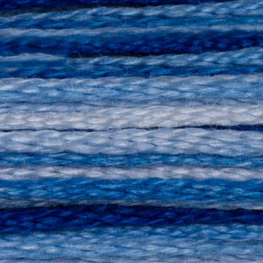DMC Embroidery Floss, 6 - Strand - Variegated Delft Blue 121 - Honey Bee Stamps