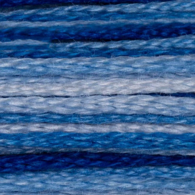 DMC Embroidery Floss, 6-Strand - Variegated Delft Blue #121 - Honey Bee Stamps