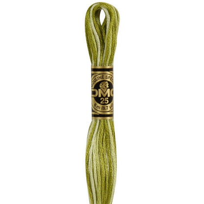 DMC 6-Strand Embroidery Cotton 8.7yd-Variegated Mustard DMC 6-Strand Embroidery Cotton 8.7yd-Variegated Mustard
