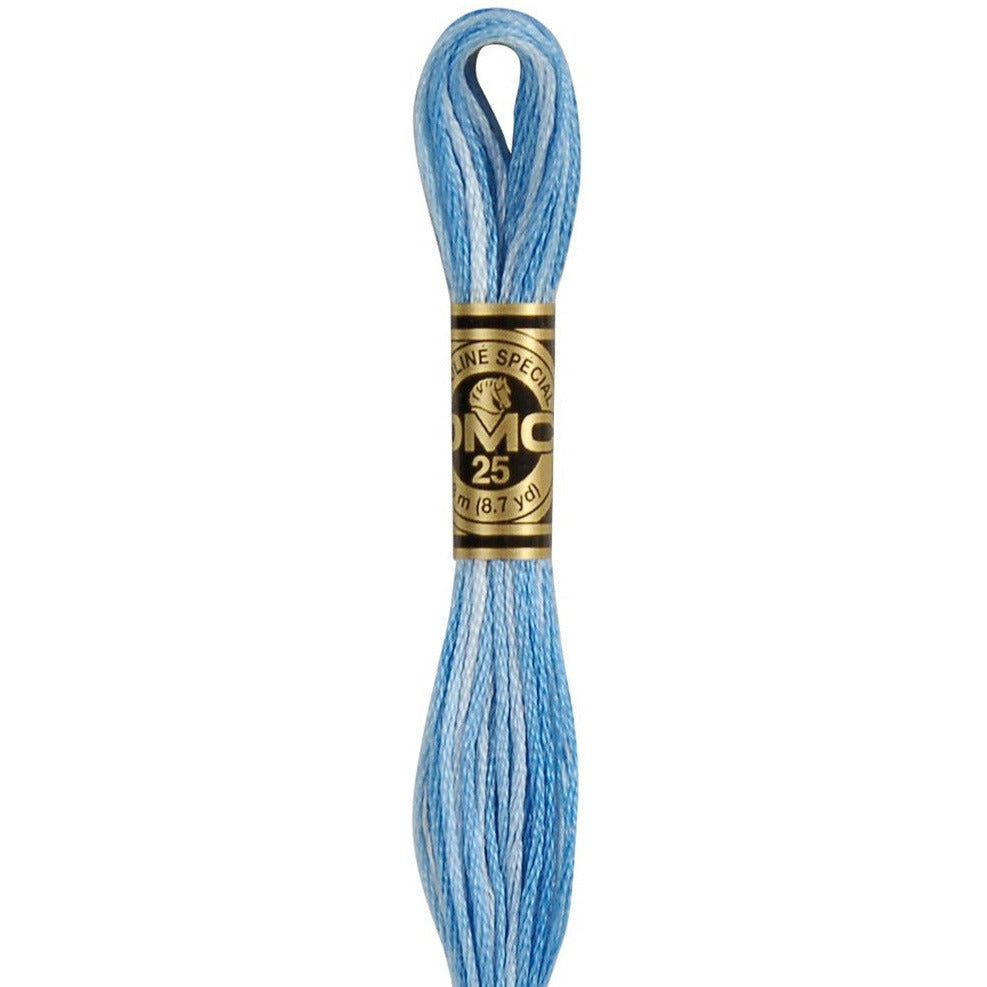 DMC Embroidery Floss, 6 - Strand - Variegated Medium Blue 93 - Honey Bee Stamps