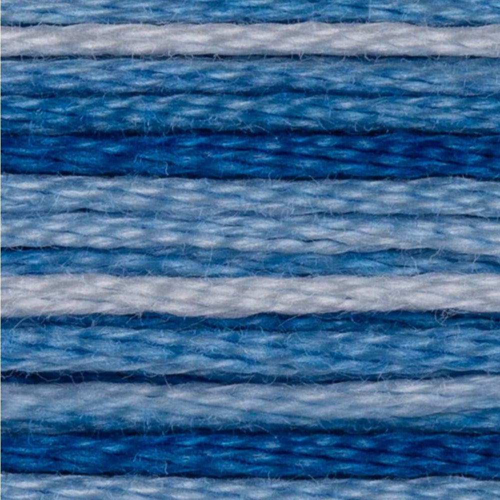 DMC Embroidery Floss, 6 - Strand - Variegated Medium Blue 93 - Honey Bee Stamps