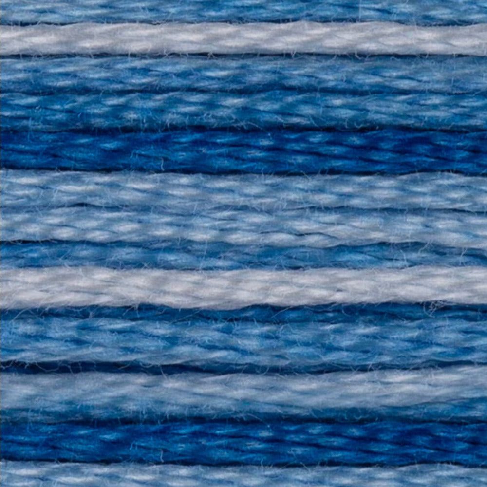 DMC Embroidery Floss, 6-Strand - Variegated Medium Blue #93 - Honey Bee Stamps