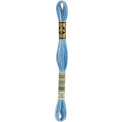 DMC Embroidery Floss, 6-Strand - Variegated Medium Blue #93 - Honey Bee Stamps