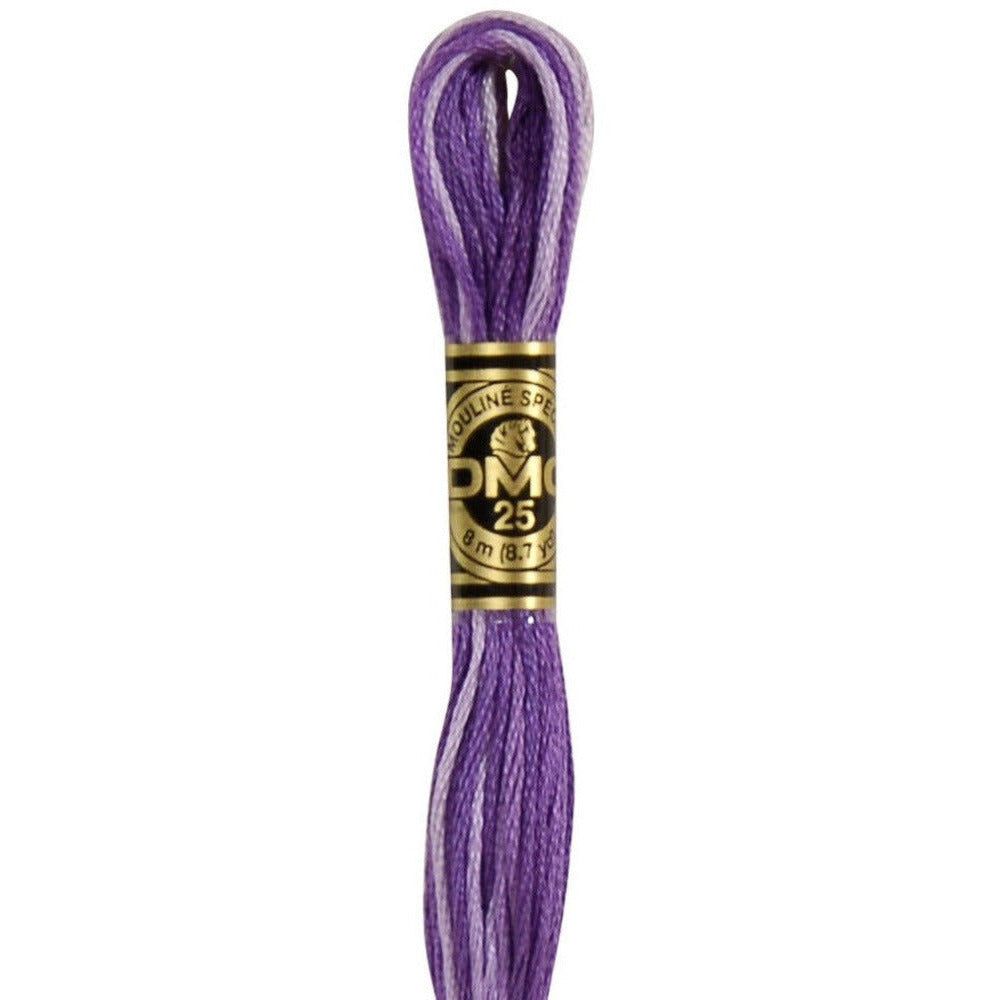 DMC Embroidery Floss, 6 - Strand - Variegated Purple 52 - Honey Bee Stamps