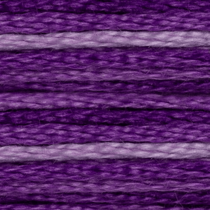 DMC Embroidery Floss, 6 - Strand - Variegated Purple 52 - Honey Bee Stamps
