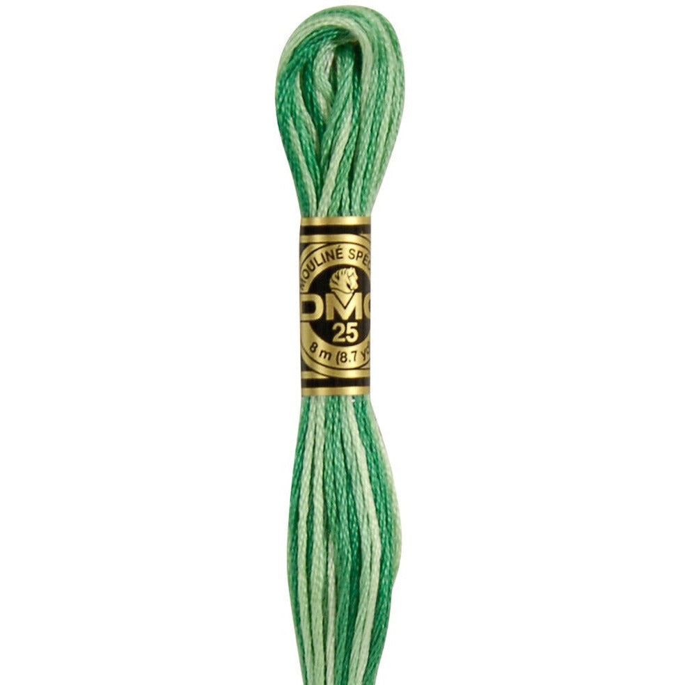 DMC Embroidery Floss, 6 - Strand - Variegated Seafoam Green 125 - Honey Bee Stamps