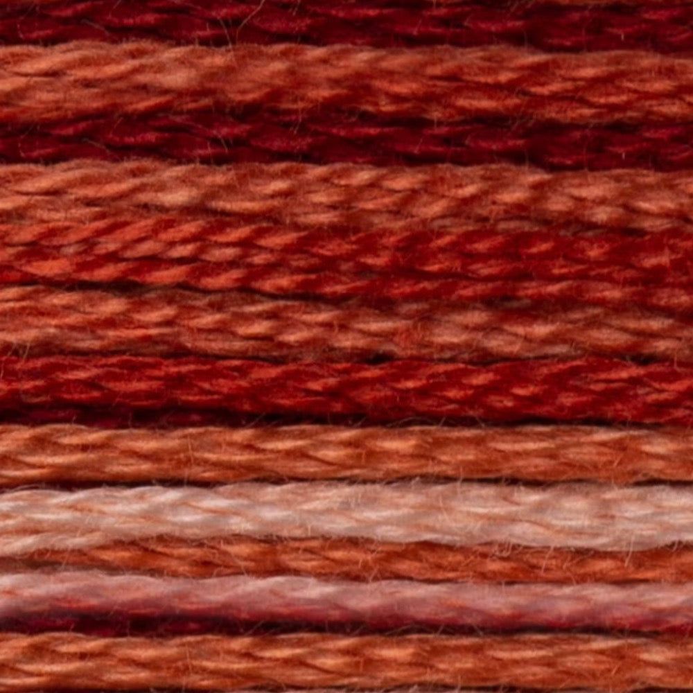 DMC Embroidery Floss, 6 - Strand - Variegated Terra Cotta 69 - Honey Bee Stamps
