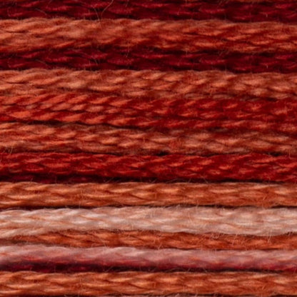 DMC Embroidery Floss, 6 - Strand - Variegated Terra Cotta 69 - Honey Bee Stamps
