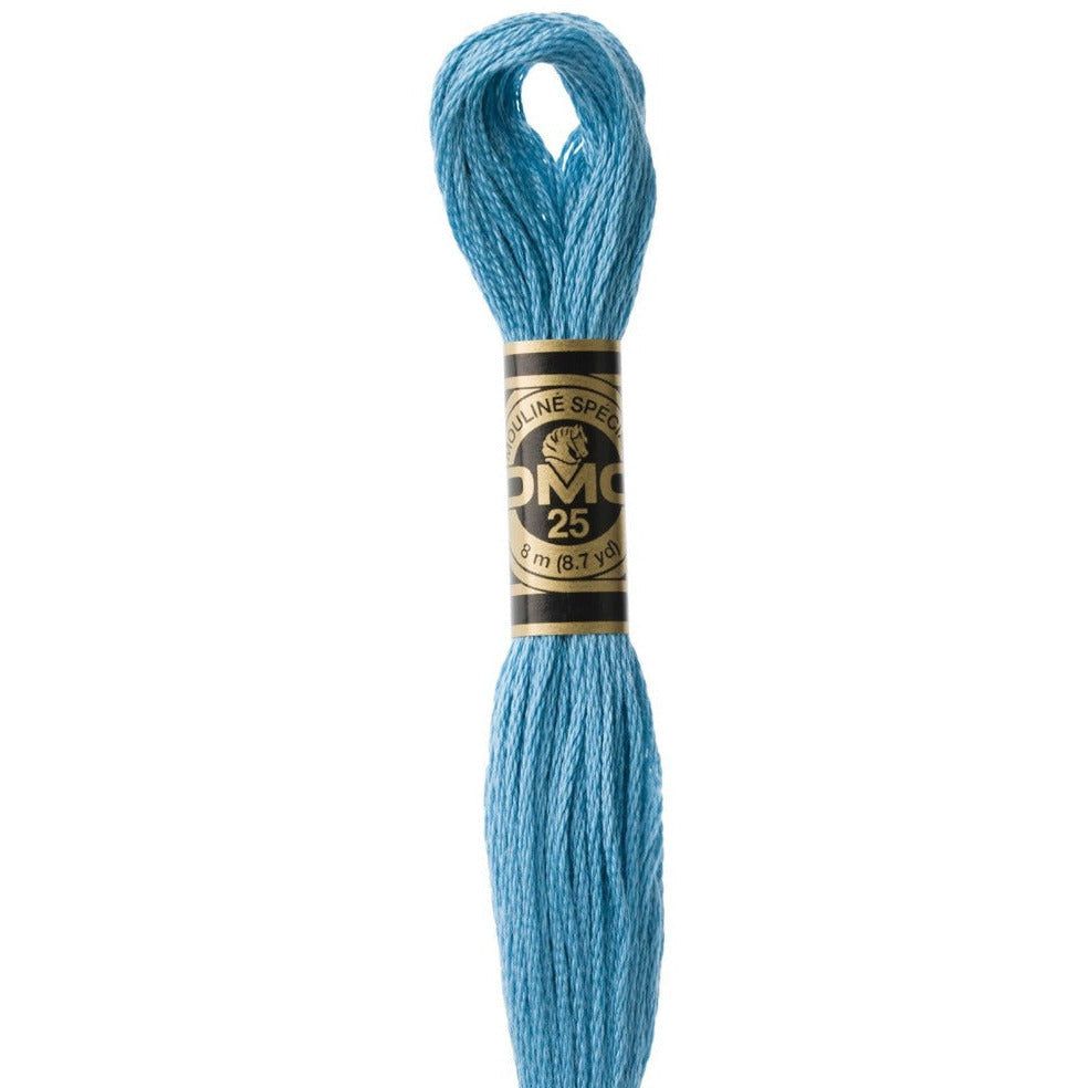 DMC Embroidery Floss, 6 - Strand - Wedgewood Blue Light 518 - Honey Bee Stamps