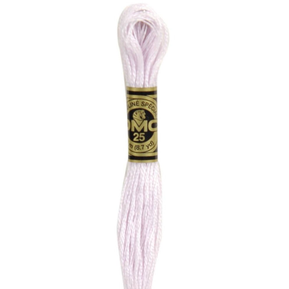 DMC Embroidery Floss, 6 - Strand - White Lavender 24 - Honey Bee Stamps