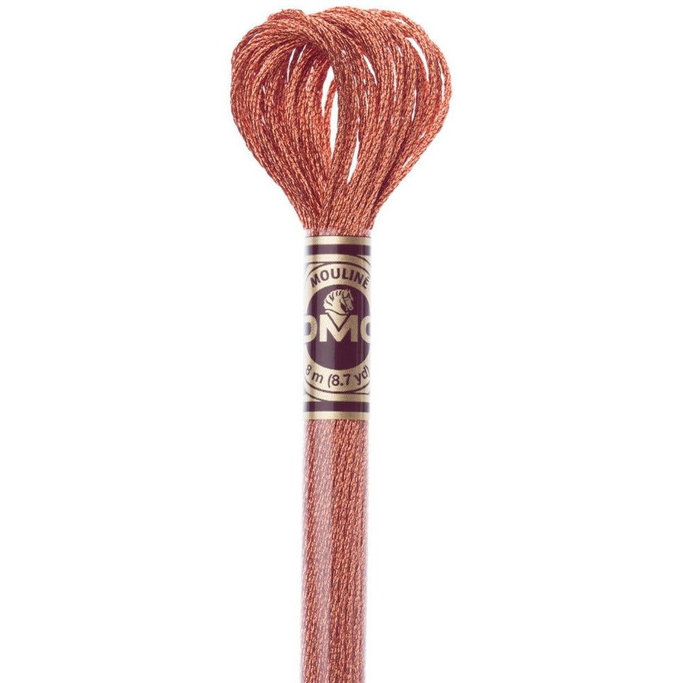 DMC Light Effects Embroidery Floss, 6 - Strand Special Thread - Copper E301 - Honey Bee Stamps