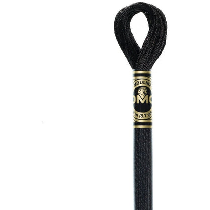 DMC Light Effects Embroidery Floss, 6 - Strand Special Thread - Ebony E310 - Honey Bee Stamps