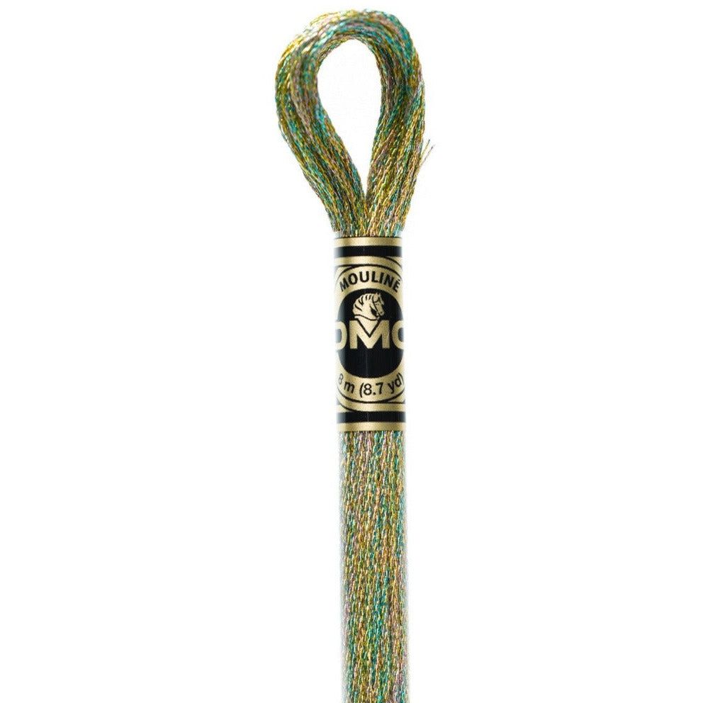 DMC Light Effects Embroidery Floss, 6 - Strand Special Thread - Golden Dawn E135 - Honey Bee Stamps