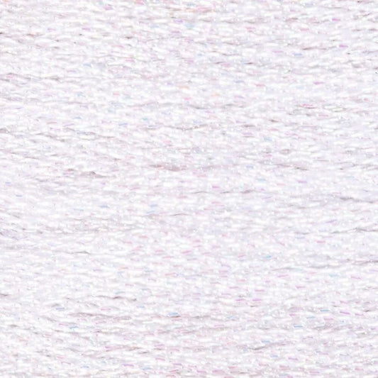 DMC Light Effects Embroidery Floss, 6 - Strand Special Thread - Iridescent White E5200 - Honey Bee Stamps