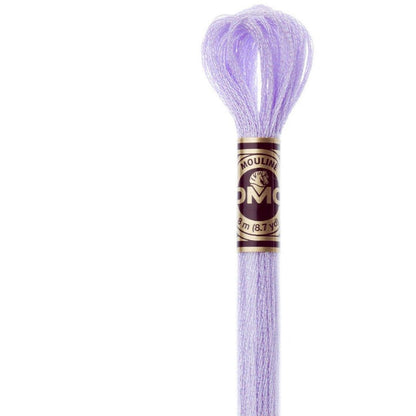 DMC Light Effects Embroidery Floss, 6 - Strand Special Thread - Lilac E211 - Honey Bee Stamps
