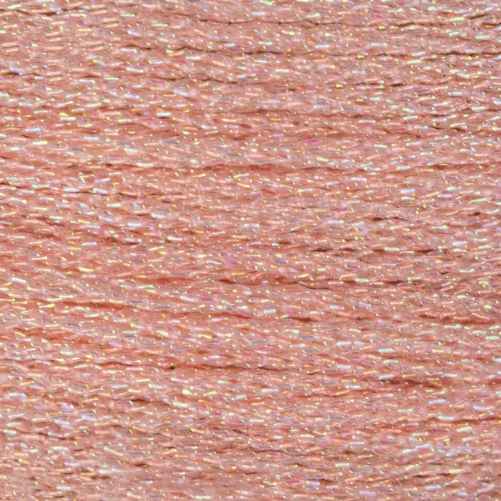 DMC Light Effects Embroidery Floss, 6 - Strand Special Thread - Soft Peach E967 - Honey Bee Stamps