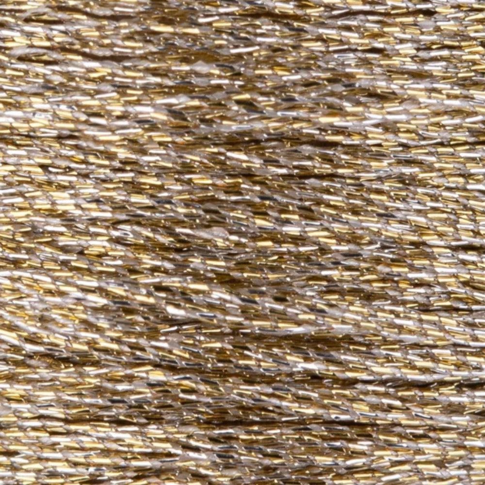 DMC Light Effects Embroidery Floss, 6 - Strand Special Thread - White Gold E677 - Honey Bee Stamps